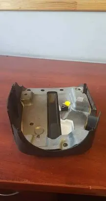Steering wheel column trim