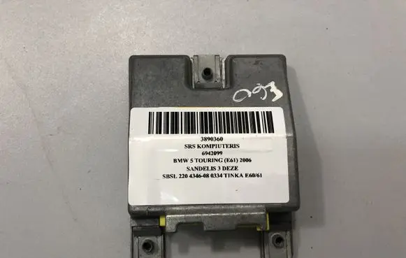 BMW 5 E60 E61 Airbag control unit/module 6942099