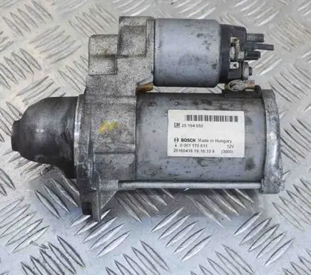 Opel Mokka Starter motor 0001170611 25194650