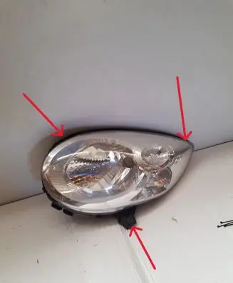 Citroen C1 Headlight/headlamp 89531350