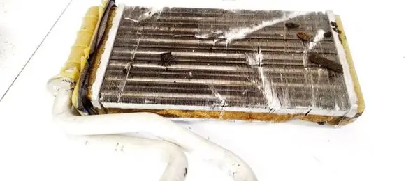 Heater blower radiator