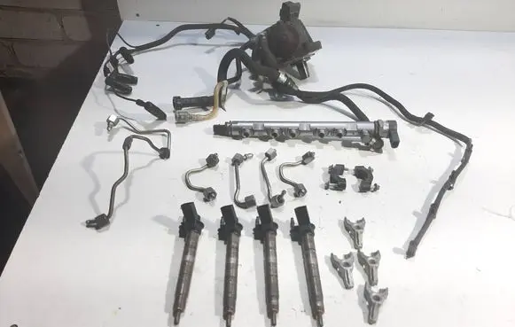 BMW 5 E60 E61 Fuel injection system set 0445010510 091008 7807495