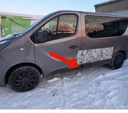 Opel Vivaro (B) Pillar trim (exterior) 