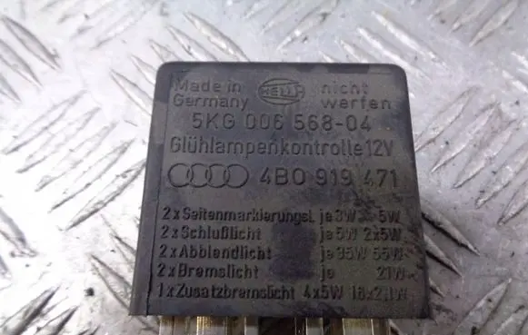 Audi A6 S6 C5 4B Other relay 5KG00656804
