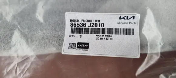 KIA Soul Front bumper splitter molding 86536J2010