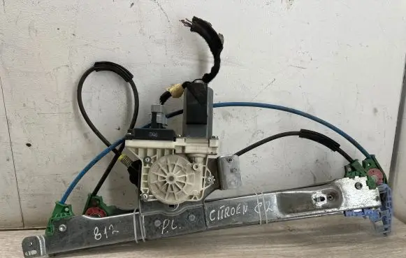 Front door window regulator with motor