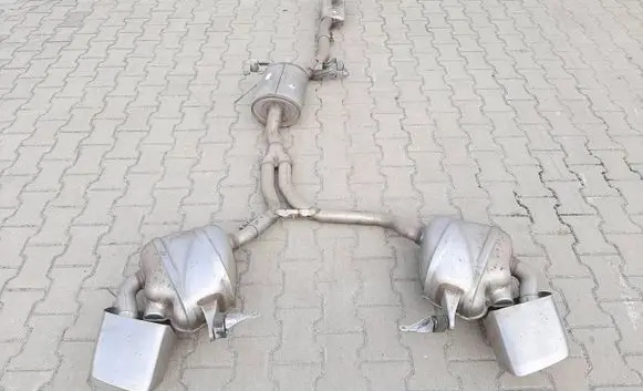Porsche Macan (95B) Muffler/silencer 95B253181CP 8K0353211K