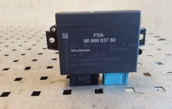 Peugeot 3008 I Parking PDC control unit/module 9666663780
