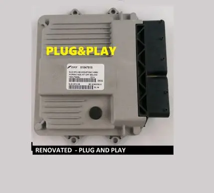 Fiat Grande Punto Engine control unit/module ECU 51847815 7M0VT6EBJ BC0099356A