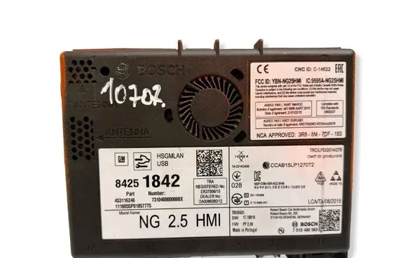 Opel Astra K GPS navigation control unit/module 84251842