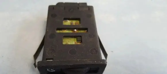 Panel lighting control switch
