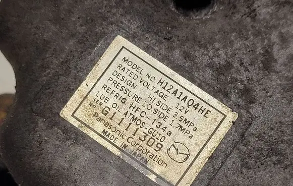 Mazda 6 Air conditioning (A/C) compressor (pump) H12A1AQ4HE