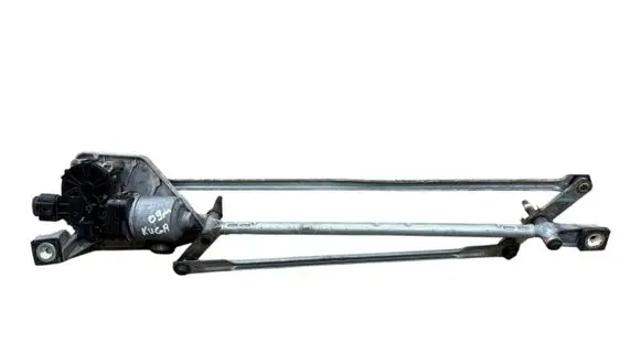 Front wiper linkage and motor