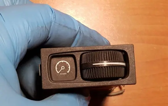 Panel lighting control switch