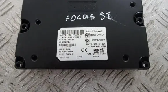 Ford Focus ST Bluetooth control unit module FR3T-14D212-SB
