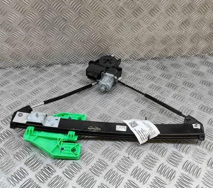 Rear window lifting mechanism without motor