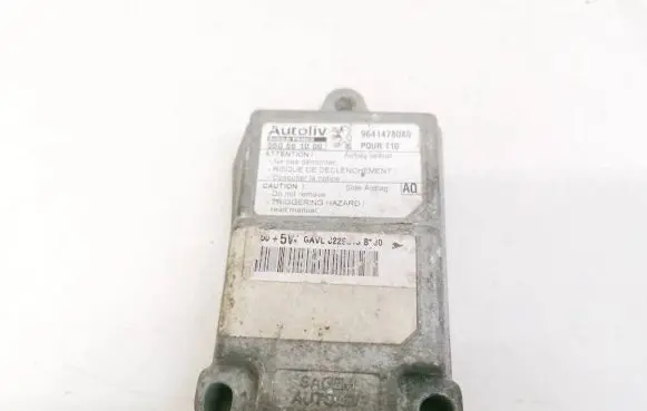 Peugeot 206 Airbag control unit/module 9641478080 550661000