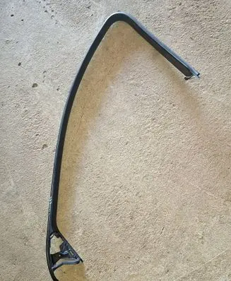 Renault Laguna III Front door glass trim molding 802740001R