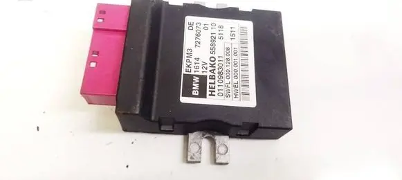 BMW 5 F10 F11 Fuel injection pump control unit/module 1614727607301 727607301