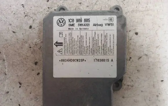 Seat Leon (1M) Airbag control unit/module 1C0909605 5WK43121
