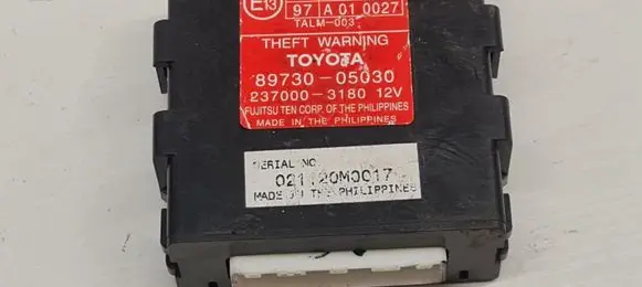 Toyota Avensis T250 Alarm control unit/module 8973005030 2370003180
