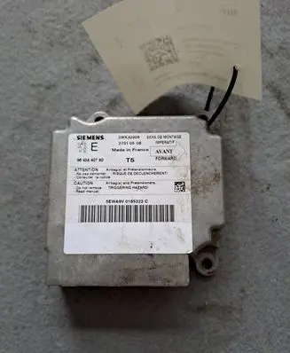 Peugeot 307 Airbag control unit/module 9645840780