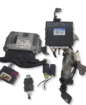Hyundai Santa Fe Engine ECU kit and lock set 0281012669