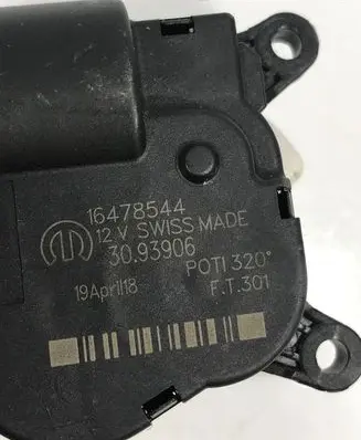 Chrysler Pacifica Air flap motor/actuator 16478544 3093906
