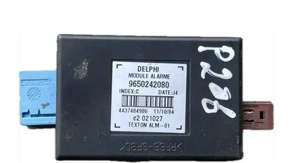 Peugeot 206 Alarm control unit/module 9650242080 4437484906