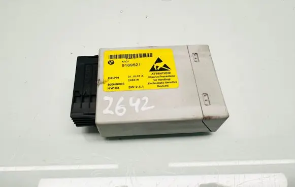 BMW 5 E60 E61 Central console control unit 9169521 80049005 248816