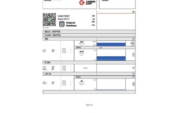 Opel Insignia A Fuel injector 0445110327