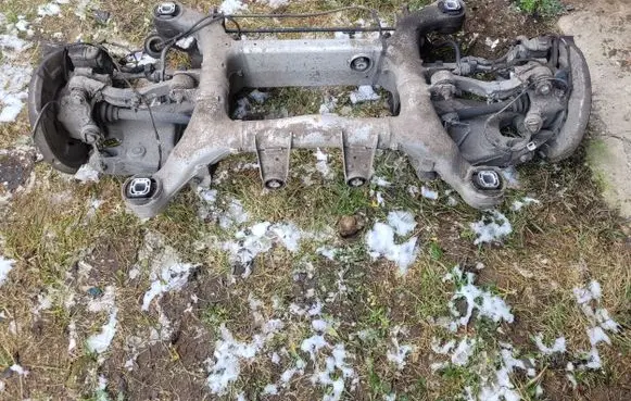 Rear axle beam