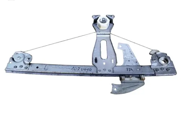 Peugeot 107 Front door window regulator with motor 118671