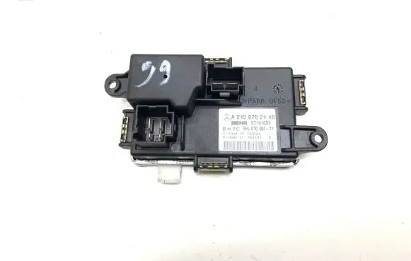 Mercedes-Benz E C207 W207 Heater blower fan relay A2128702110