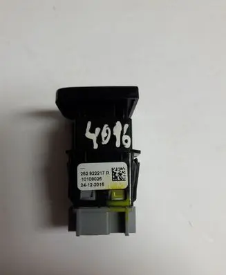 Renault Kadjar Central locking switch button 252922217R