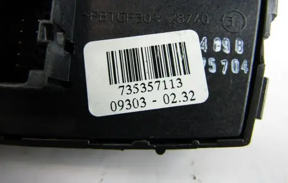 Fiat Panda II Multifunctional control switch/knob 735357113