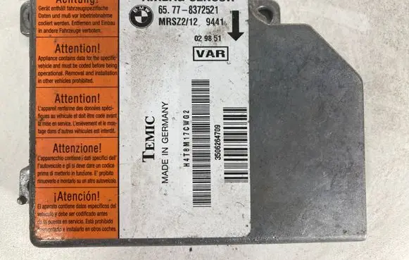 BMW 5 E39 Airbag control unit/module 65778372521 MRSZ212 029851