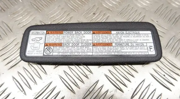 Lexus NX Trunk/boot trim cover 6478578010