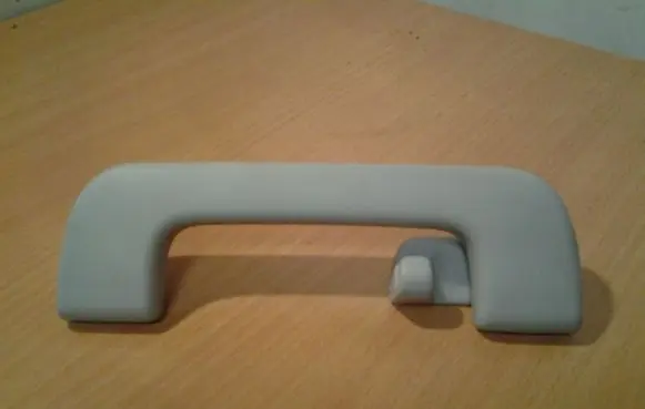 Rear interior roof grab handle
