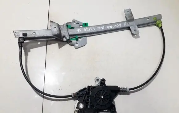 Sliding door window regulator with motor