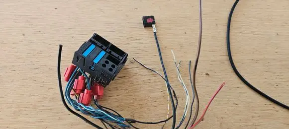 BMW 3 E46 Sound system wiring loom 1241766 BM54 6934649