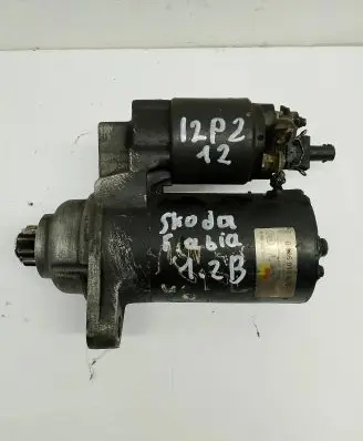 Skoda Fabia Mk1 (6Y) Starter motor 0986018430