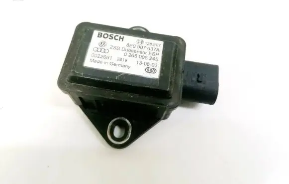 Audi A4 S4 B6 8E 8H ESP acceleration yaw rate sensor 8E0907637A 0265005245