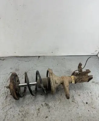Front shock absorber with coil spring