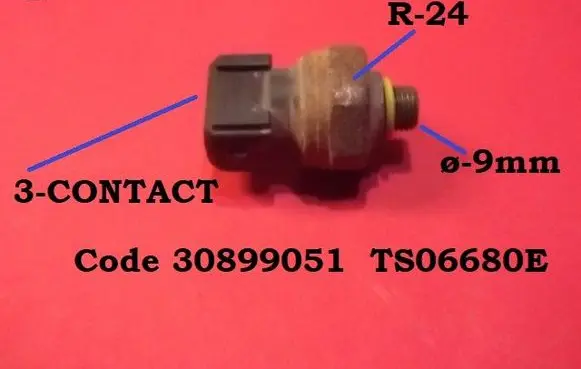 Volvo S60 Air conditioning (A/C) pressure sensor 30899051 TS06680E