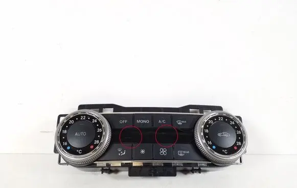 Mercedes-Benz C W204 Air conditioner control unit module A2048309885