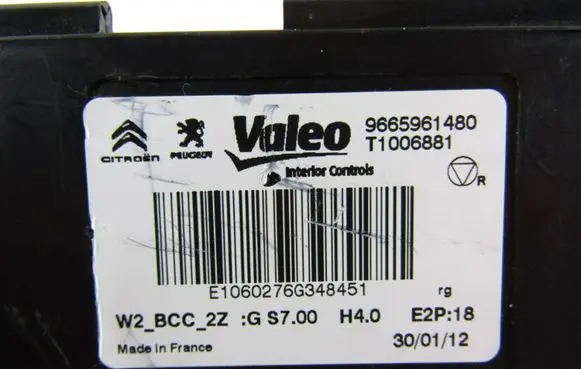 Peugeot 508 Other control units/modules 9665961480