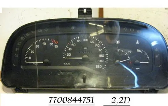 Renault Laguna I Speedometer (instrument cluster) 7700844751 00292369