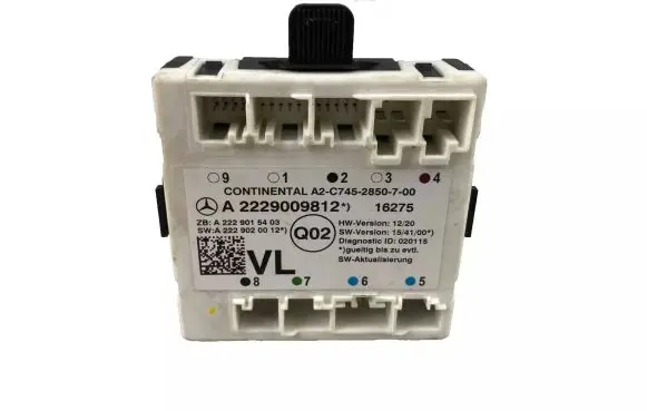 Mercedes-Benz C W205 Door control unit/module A2229009812