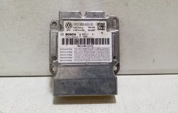 Volkswagen Touareg II Airbag control unit/module 0285010939 7P0959655B